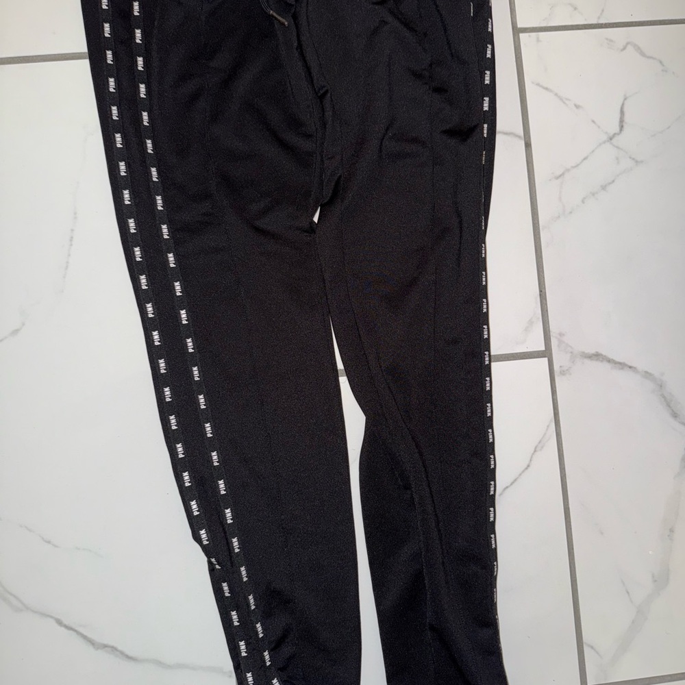 victoria’s secret pink active black pants - Picture 3 of 6